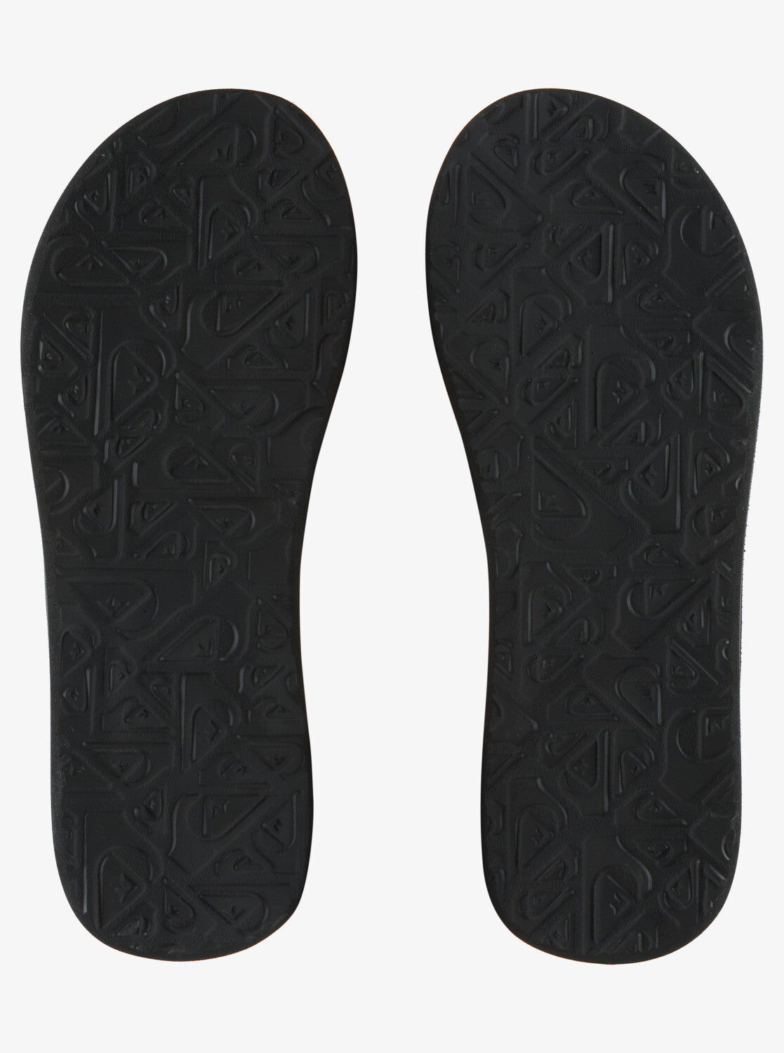Mens Quiksilver Carver Squish Summer Outdoor Black Grey Flip Flop
