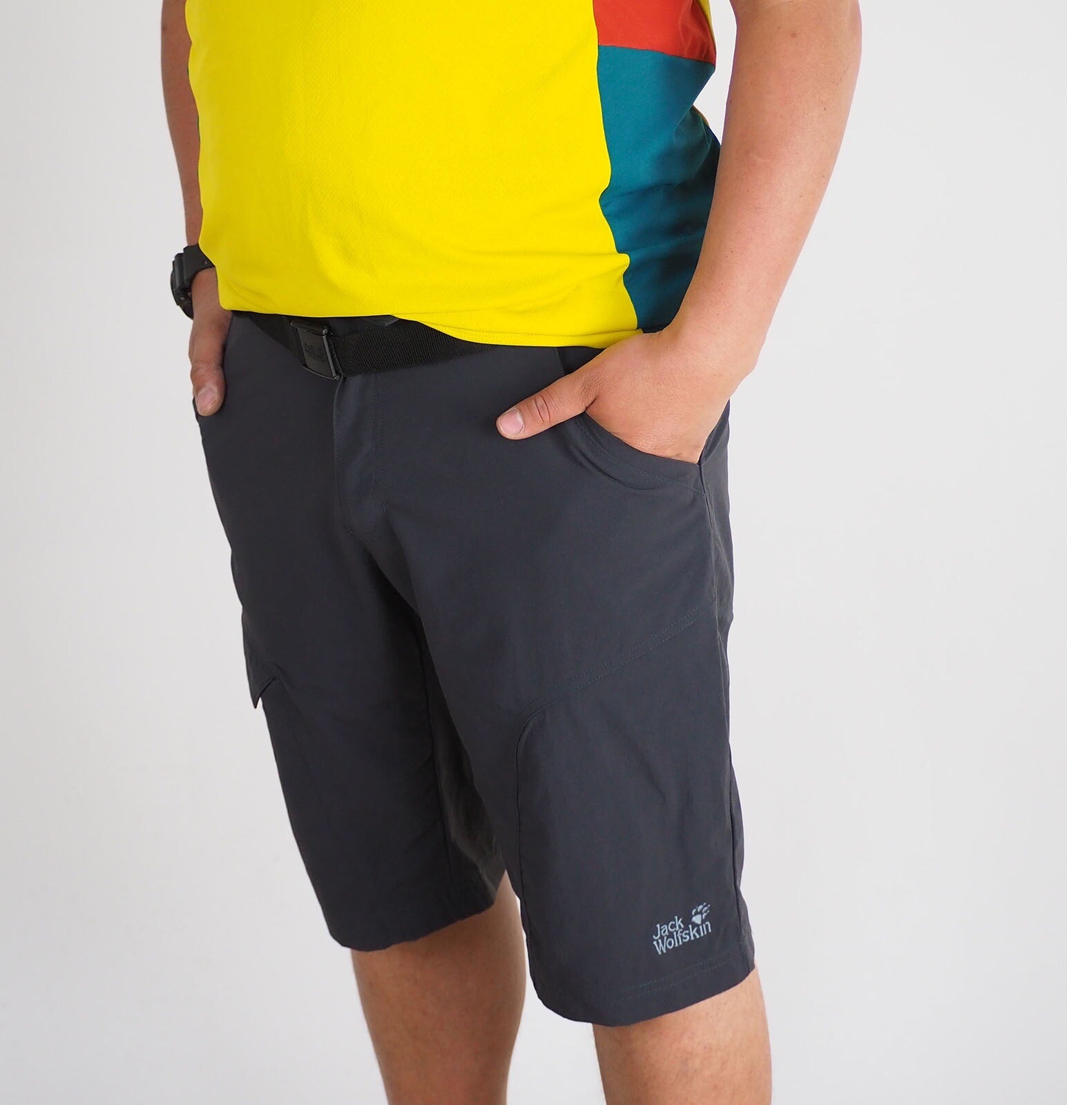 Mens Jack Hoggar 1501651 Phantom Casual Hiking Fit Type Summer Hiking Shorts