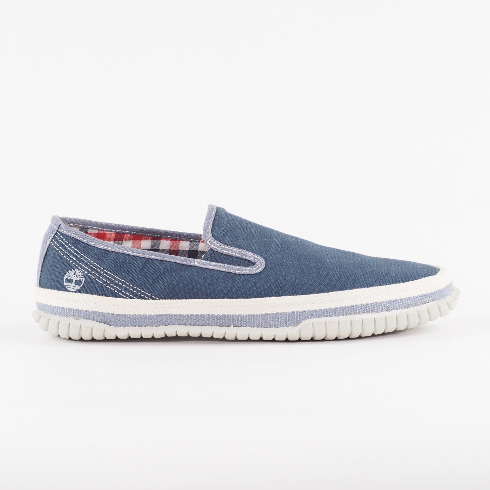 Mens Timberland Classic Earthkeepers 9450B Blue Fabric Slip On Walking Shoes