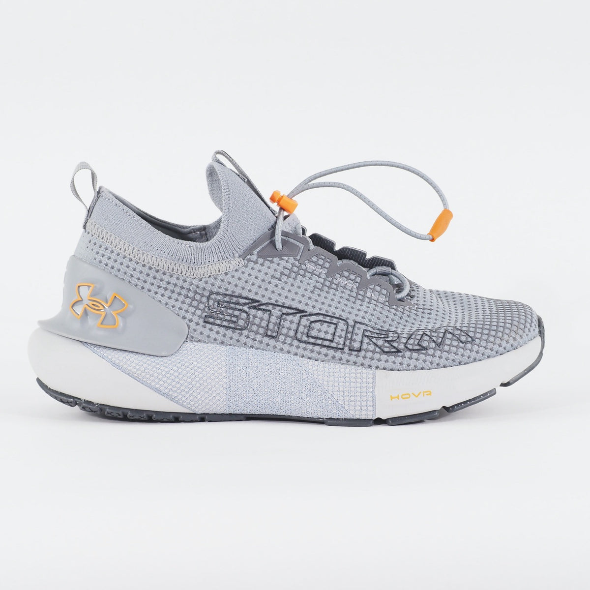 Juniors Under Armour Hover Phantom 3 Grey Running Lace Walking Sports Trainers