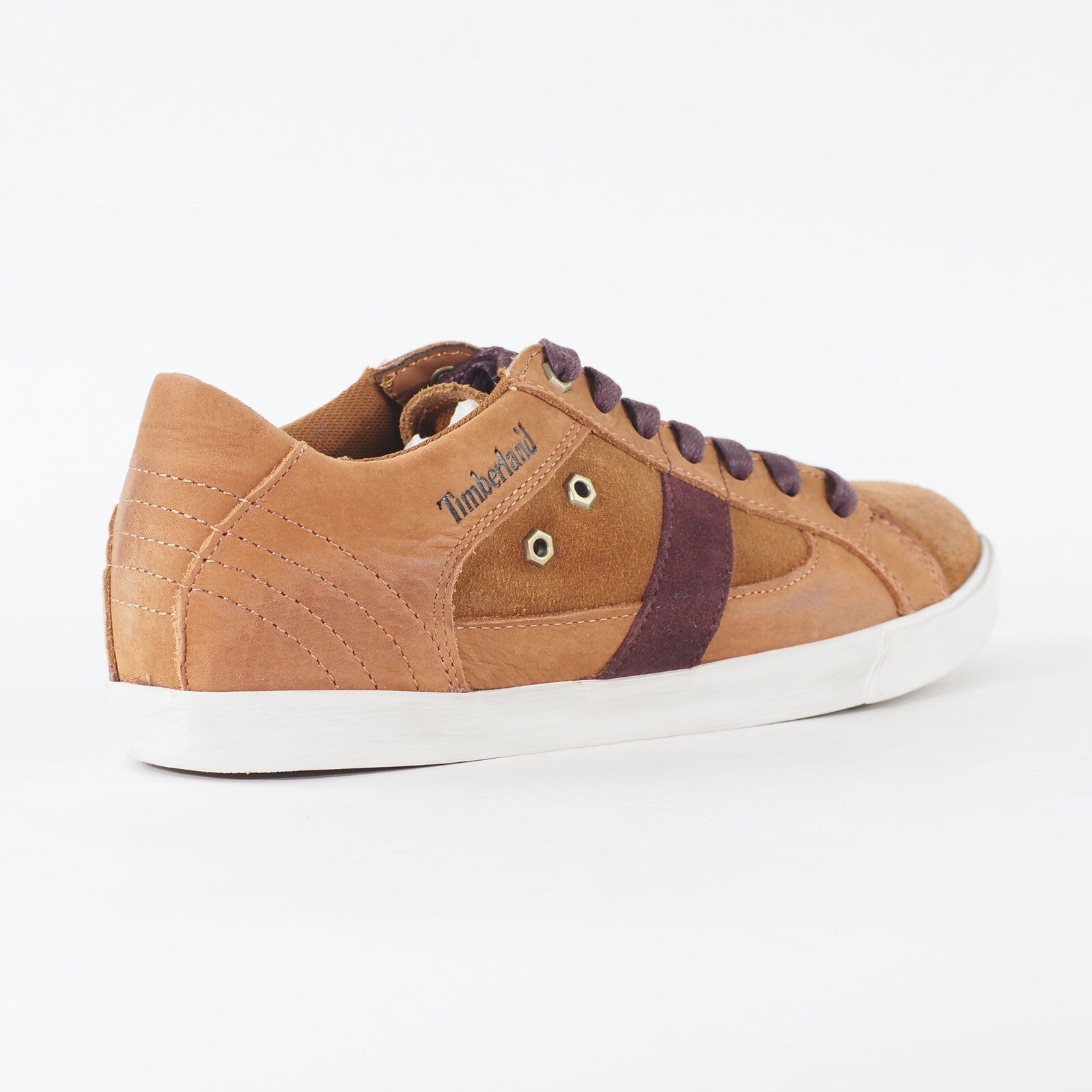 Womens Timberland EK Glastenbury Ox 8440A Medium Brown Leather Lace Casual Shoes