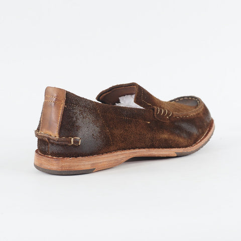 Mens Timberland Counterpane 79526 Dark Brown Leather Slip On Casual Loafer Shoes
