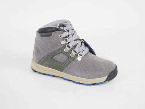 Infants Timberland GT Scramble A1AQ1 Graphite Leather Hiker Baby Hiking Shoes