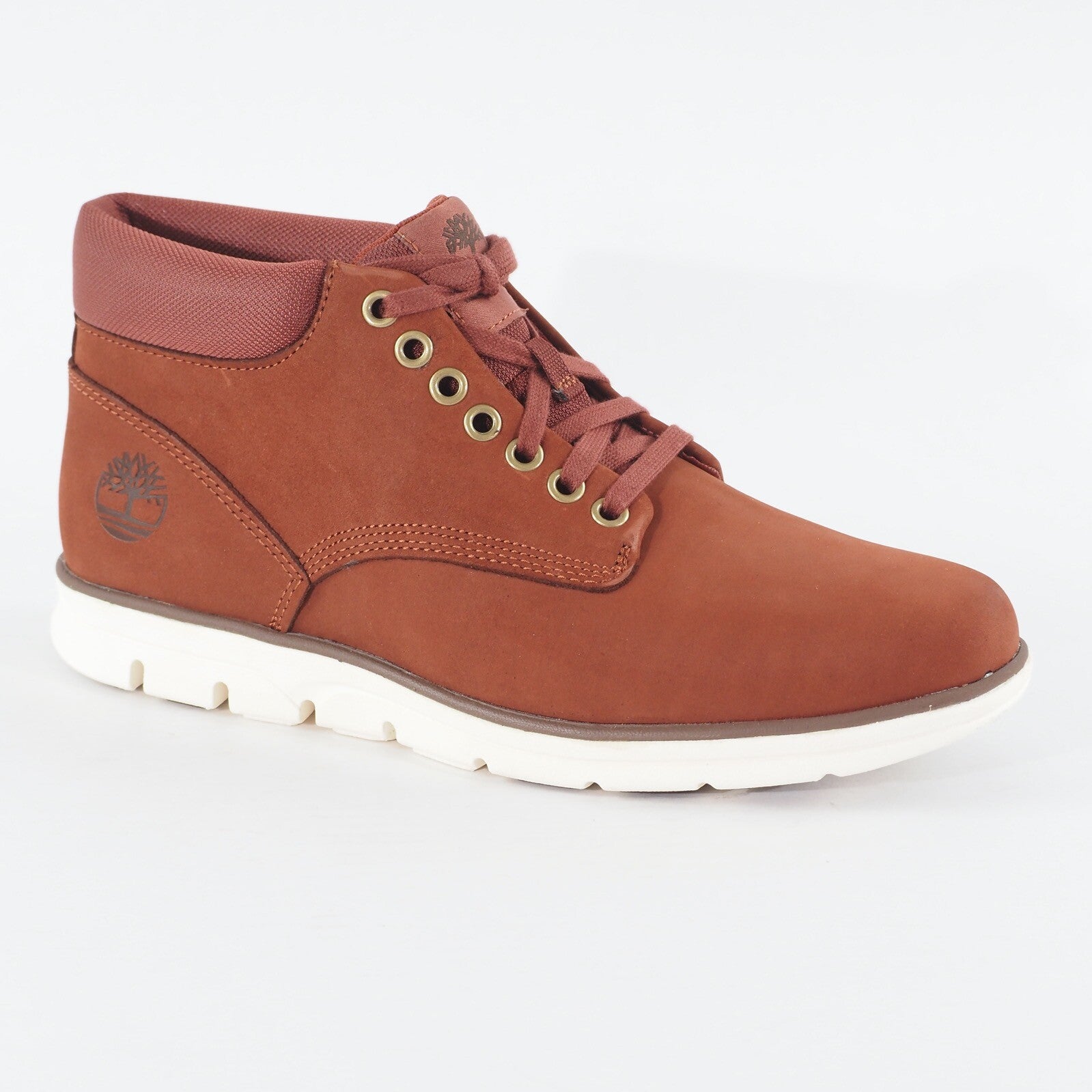 Mens Timberland Bradstreet A26FS Rust Nubuck Leather Casual Walking Chukka Boots