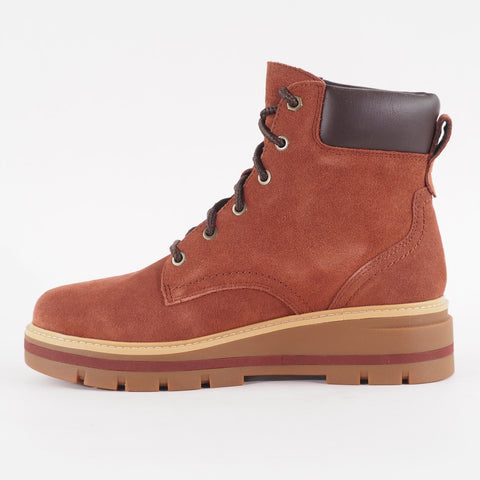 Womens Timberland Cheyenne Valley A2JX3 Medium Brown Suede Mid Lace Up Boots