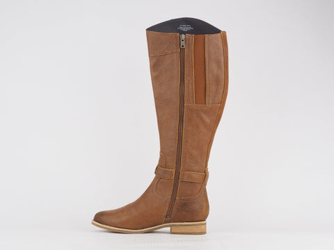 Womens Timberland Rangeley 3555R Bown Leather Zip Up Casual Winter Tall Boots