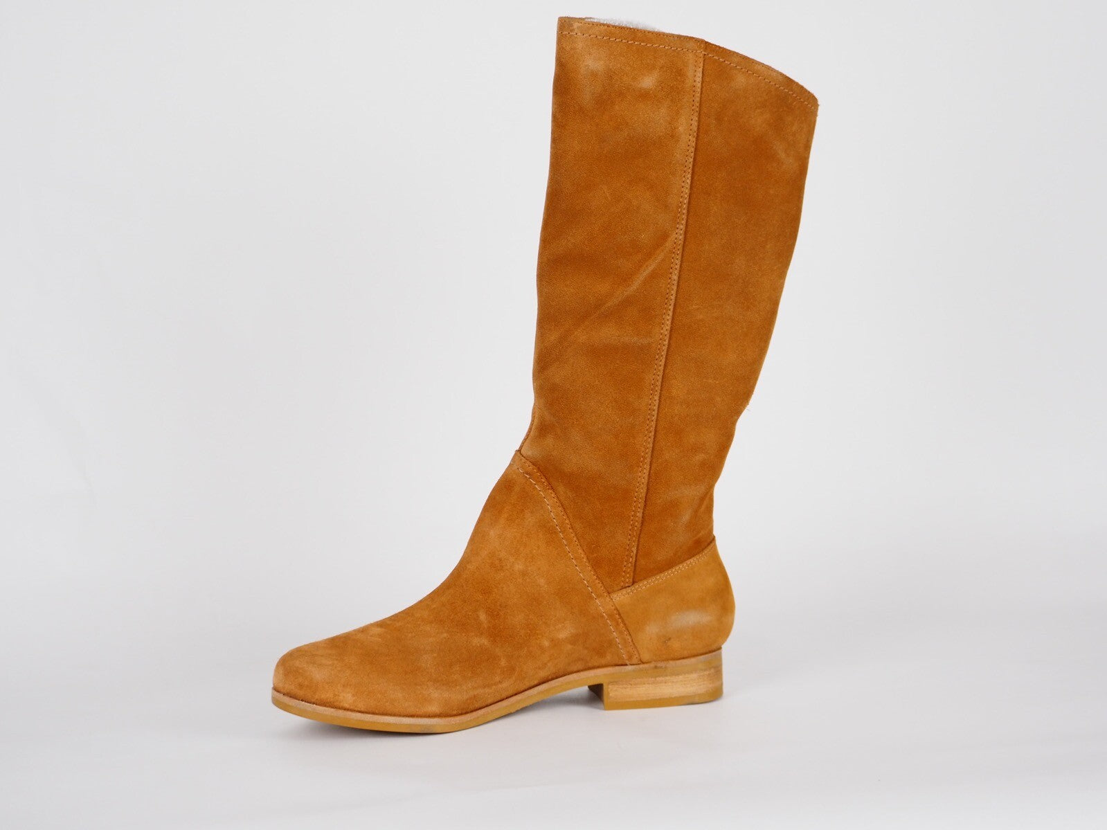 Womens Timberland Rangeley 8125R Tan Suede Pull On Tall Boots