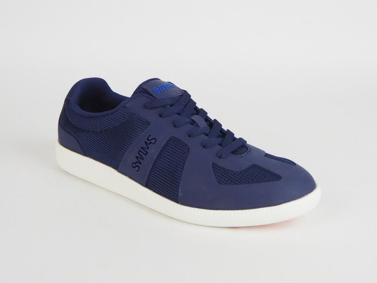 Mens Swims Luca Sneaker Navy Breathable Lace Up Casual Walking Trainers 