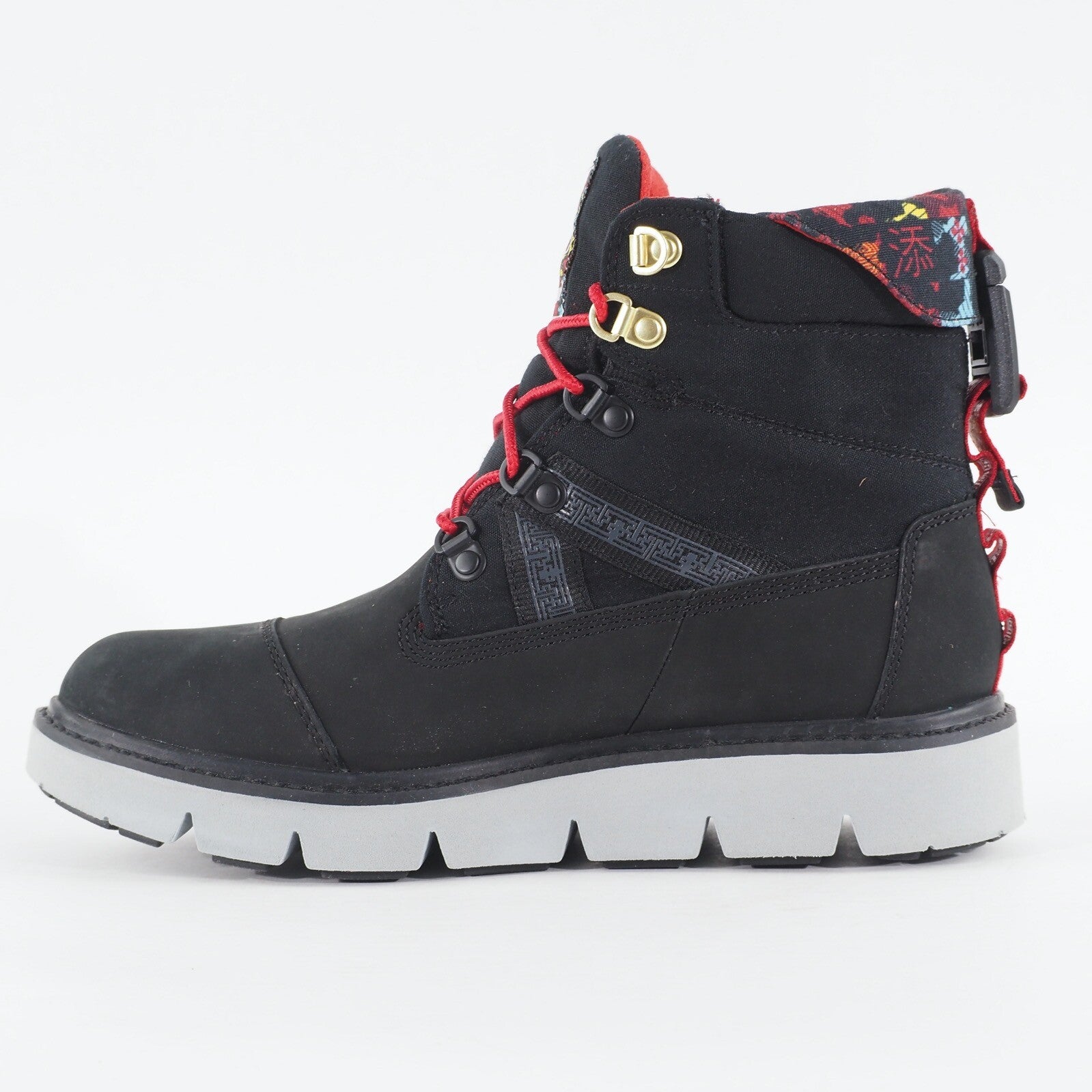 Womens Timberland 6 Inch Raywood A2PXF Black Nubuck Leather Lace Up Casual Boots