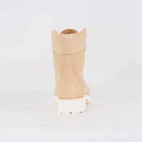 Womens Timberland Premium 6 Inch A1TYI Peach Leather Lace Casual Walking Boots
