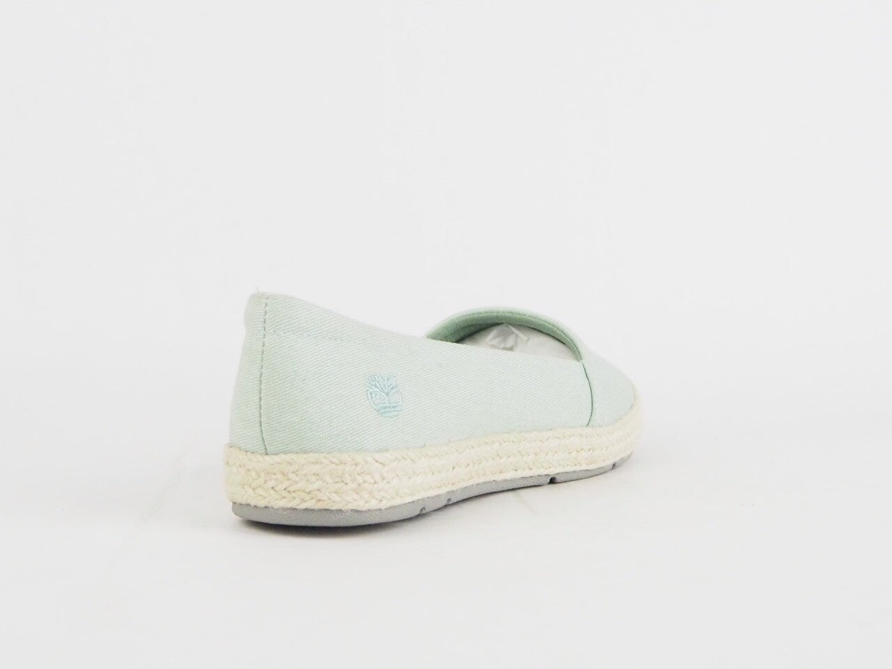 Womens Timberland Casco Bay Canvas A1AFE Mint Green Textile Canvas Shoes