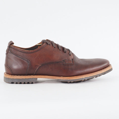 Mens Timberland Bardstown Plain Toe OXTA19V9 Brown Leather Lace Up Formal Shoes 