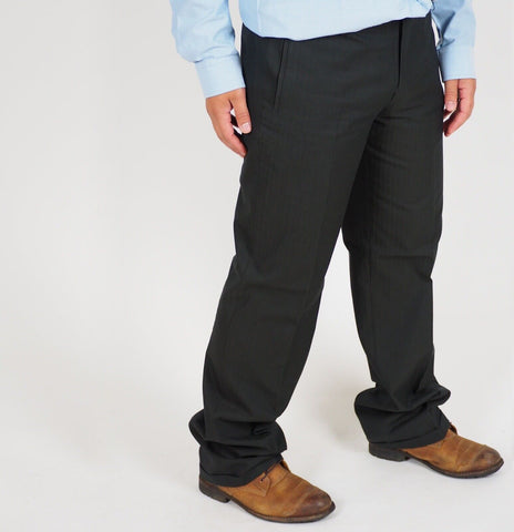 Mens The Original Ben Sherman MB5311L Elegant Dress Straight Leg Black Trousers