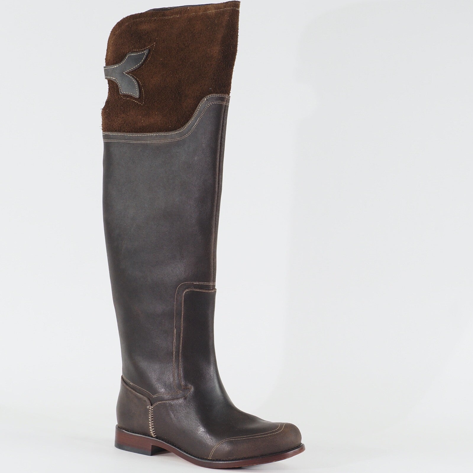 Womens Timberland Lucille Knee 20644 Brown Leather Casual Pull On Tall Boots