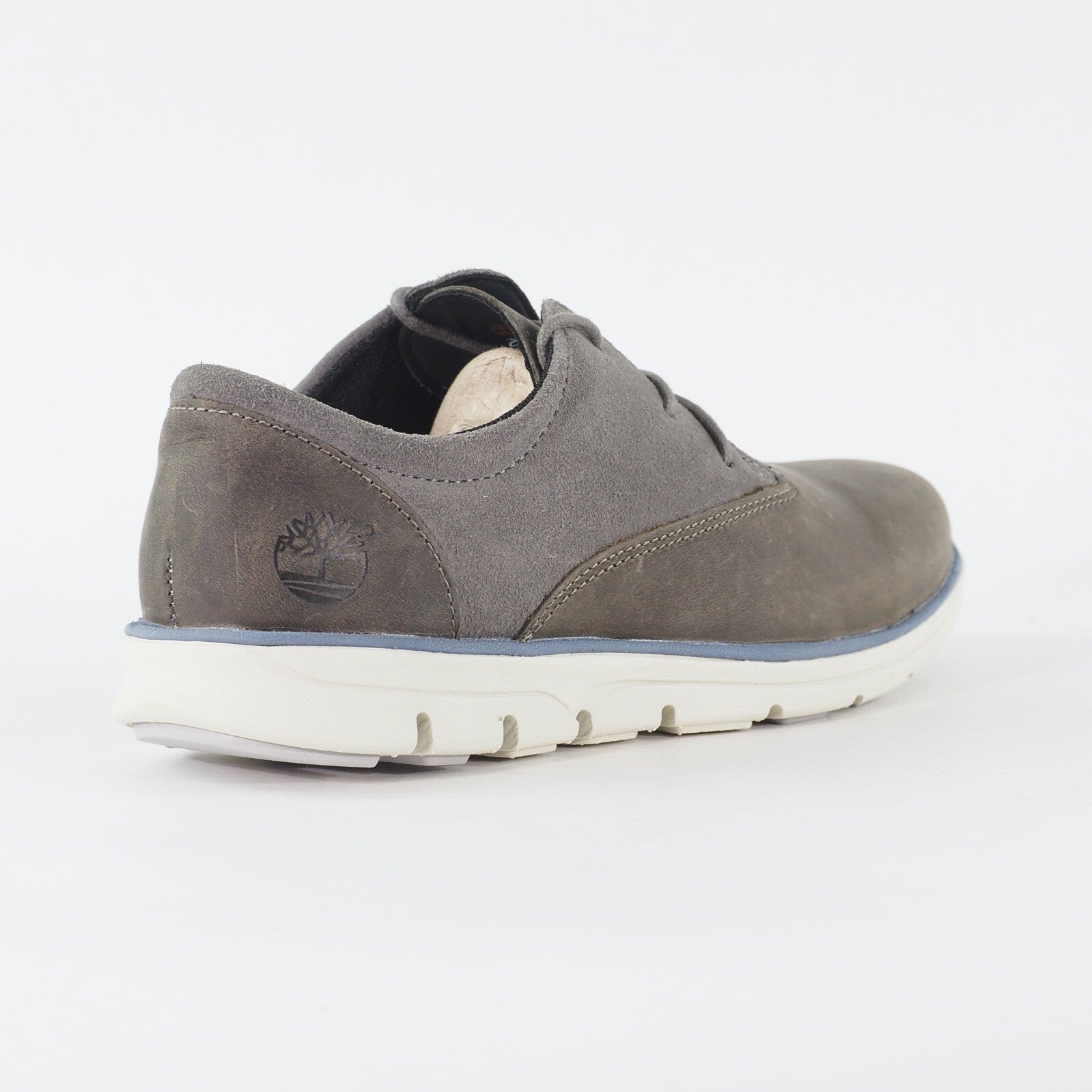 Mens Timberland Bradstreet Oxford A15QQ Dark Grey Leather Lace Up Casual Shoes