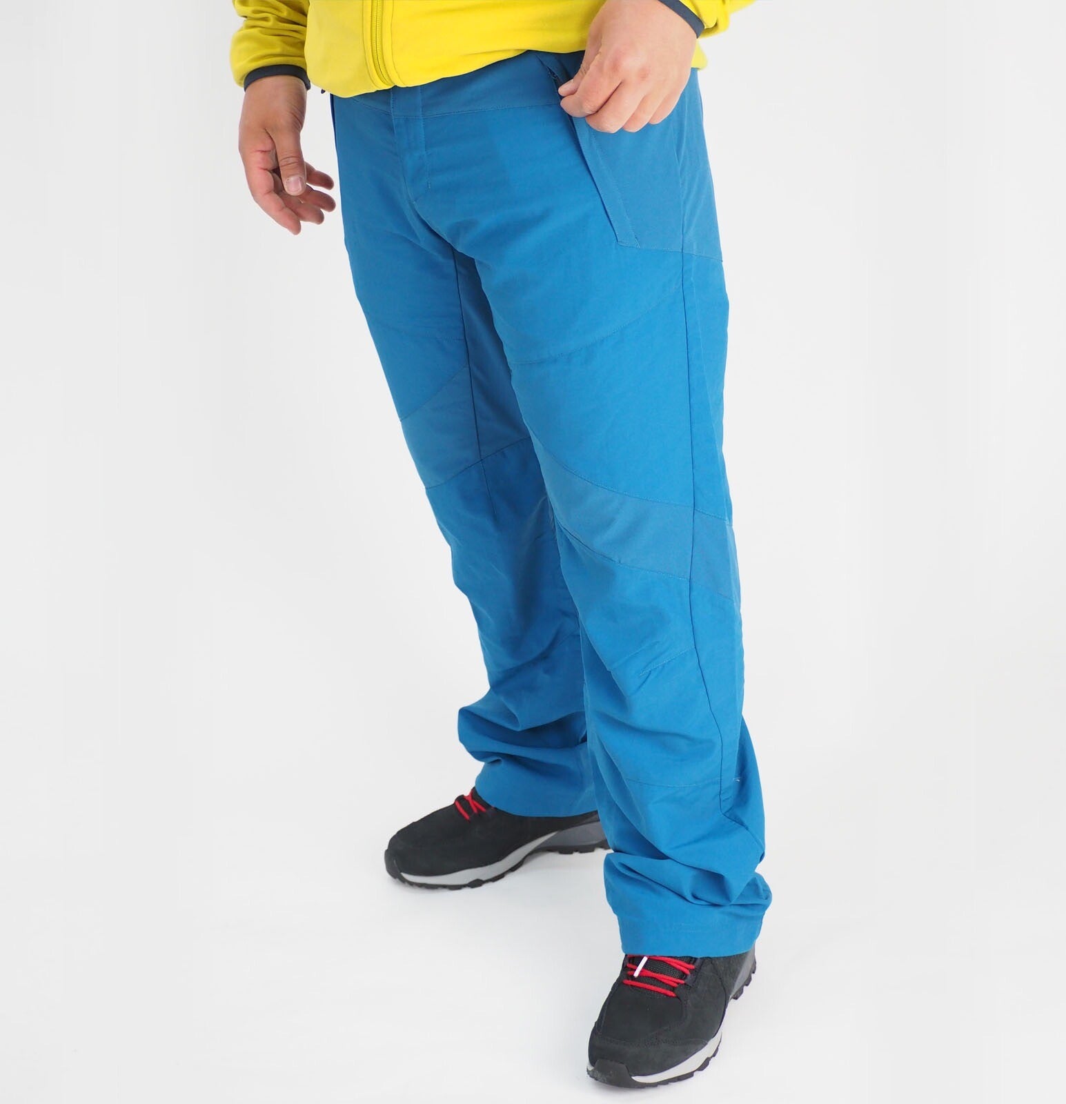 Mens Jack Wolfskin Vector 1501982 Moroccan Blue Warm Windproof Hiking Trousers