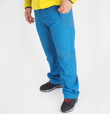 Mens Jack Wolfskin Vector 1501982 Moroccan Blue Warm Windproof Hiking Trousers