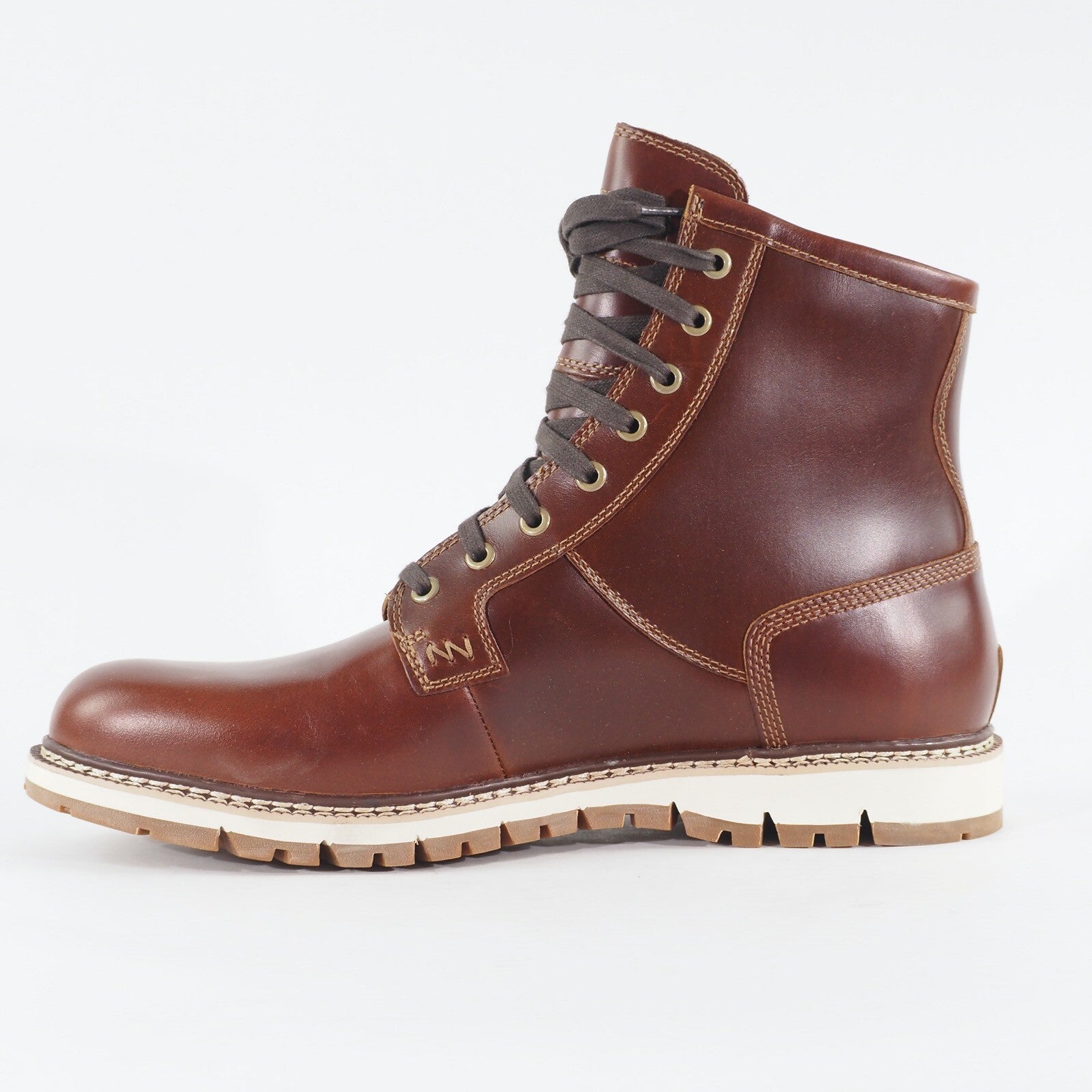 Mens Timberland Britton Hill A1842 Tan Leather Casual Walking Waterproof Boots