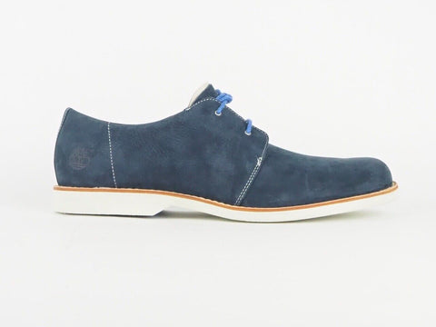 Mens Timberland Earthkeeper Stombuck Lite 5362A Navy Leather Lace Up Shoes