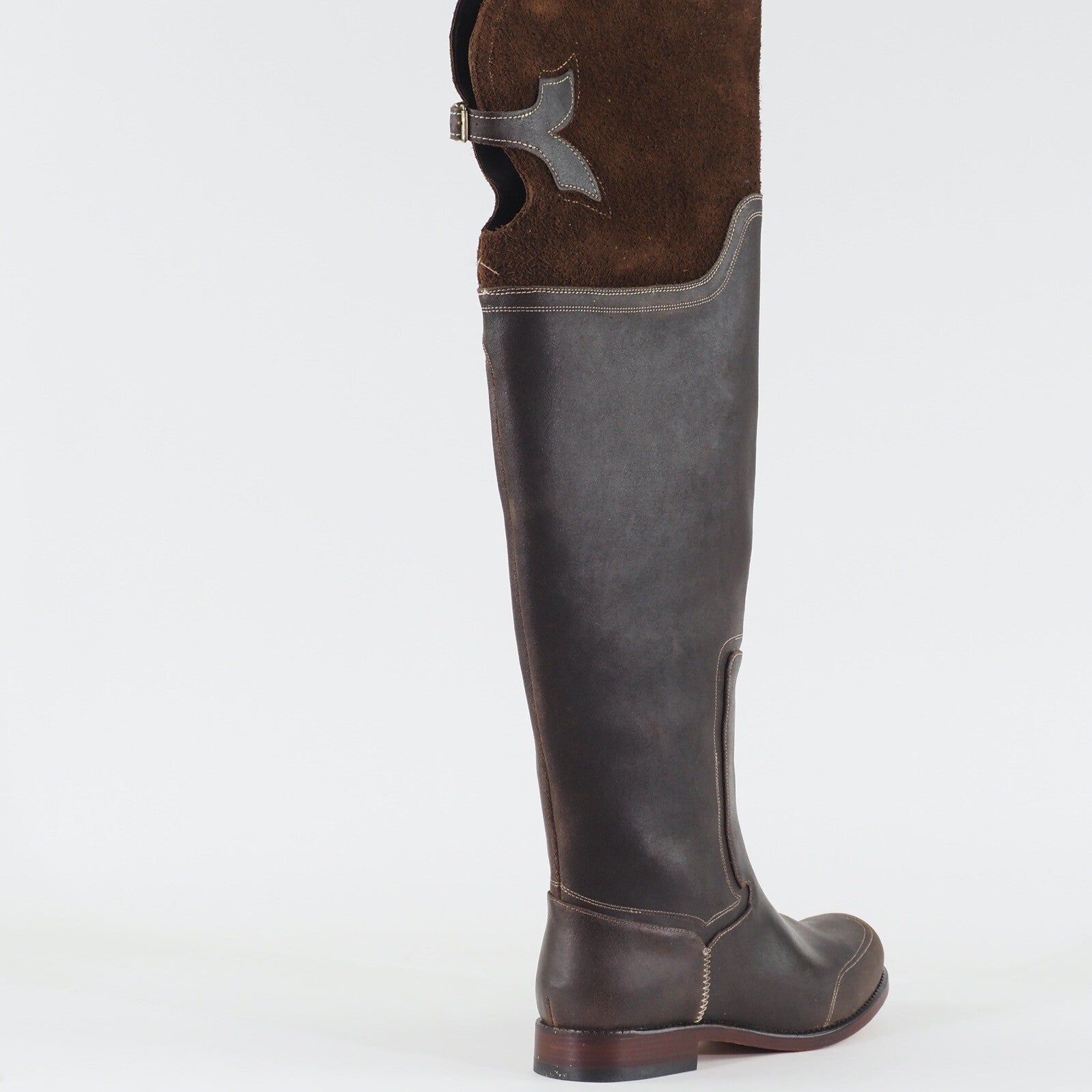 Womens Timberland Lucille Knee 20644 Brown Leather Casual Pull On Tall Boots