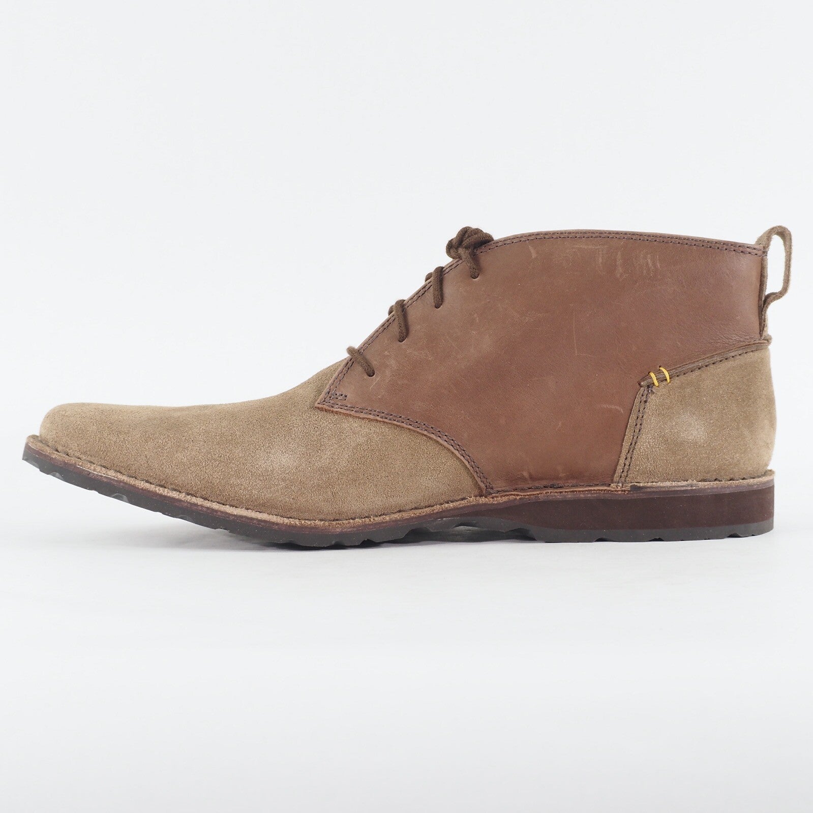 Mens Timberland EK Desert 74164 Medium Brown Leather Lace Up Smart Casual Boots
