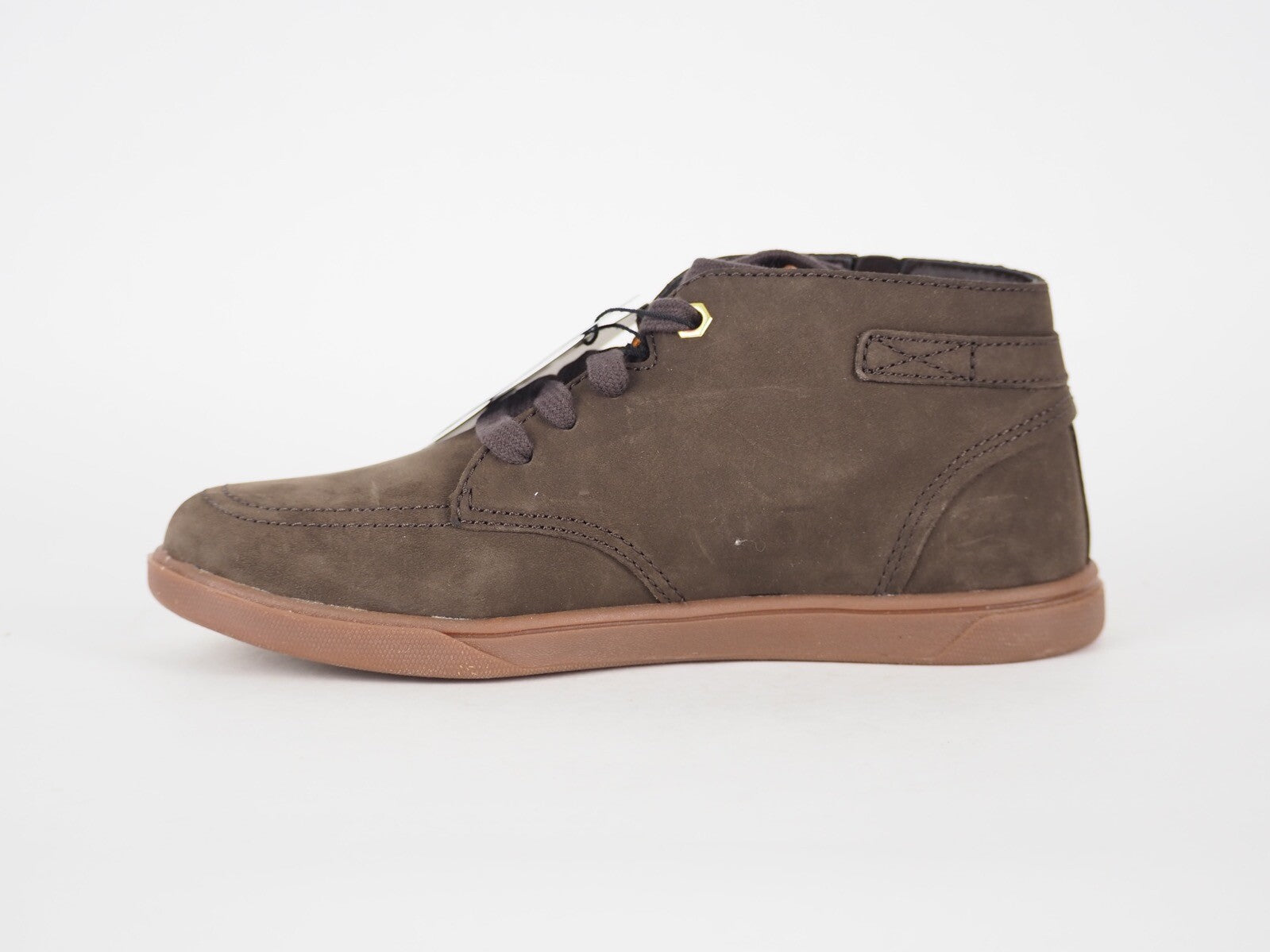 Boys Timberland Groveton A18JJ Brown Leather Trainers Casual Kids Chukka Boots