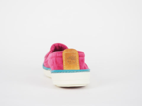 Womens Timberland EK Hookset 8968R Pink Casual Slip On Flat Light Everyday Shoes