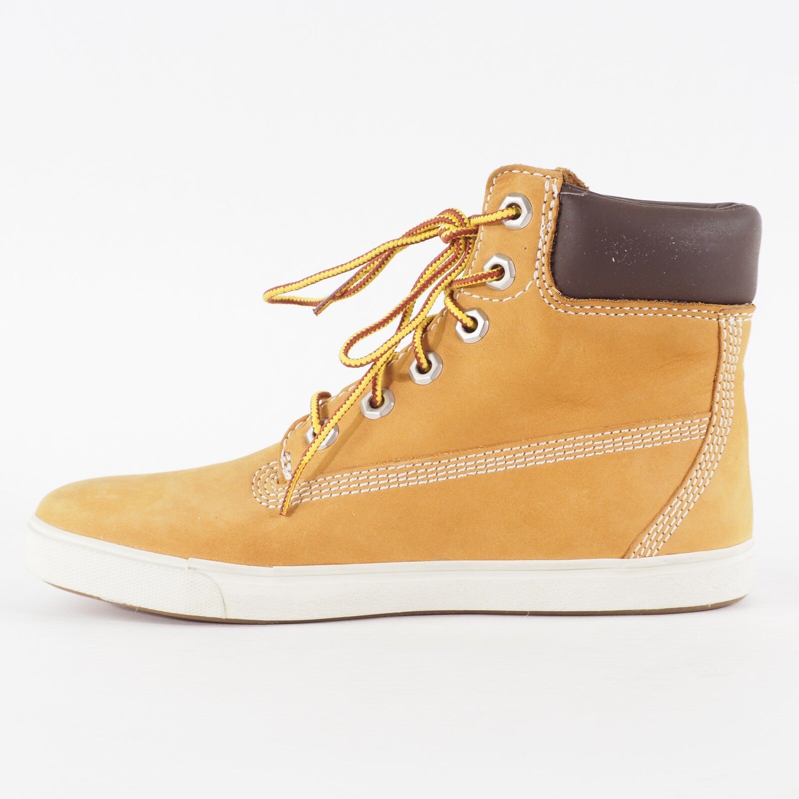 Womens Timberland Dausette 8751R Leather Wheat Casual Shoes Lace Up Chukka Boots