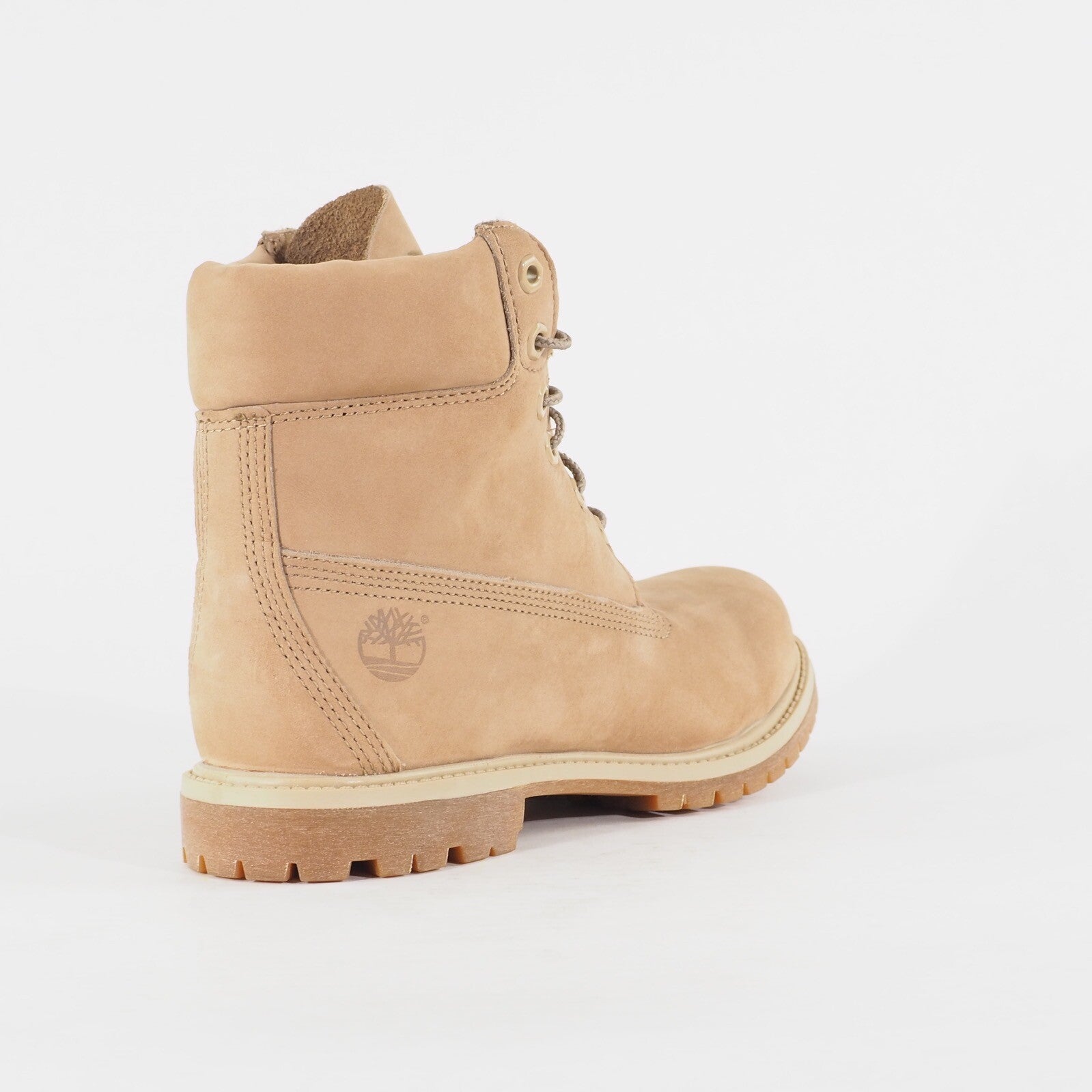 Womens Timberland 6 Inch Premium A1K3Y Light Brown Leather Up Lace Walking Boots