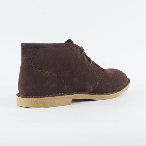 Mens Timberland Brasstown Chukka 5505A Dark Brown Leather Lace Up Casual Boots