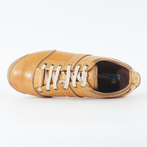 Womens Timberland Jovana Ox 21642 Wheat Leather Lace Up Low Top Casual Shoes