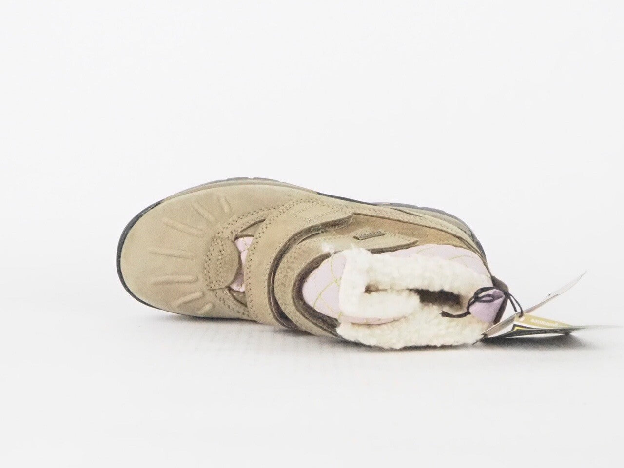 Boys Timberland Mallard GTX Hook And Loop 33783 Beige Pink Boots