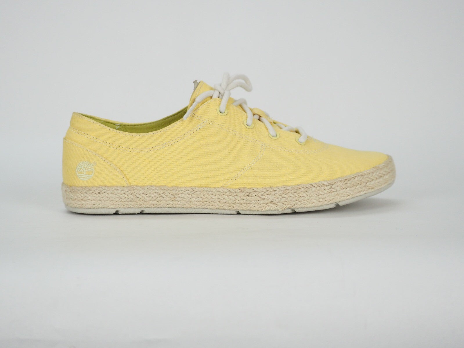 Womens Timberland Cascobay Juteox A1FXB Yellow Light Casual Lace Up Low Trainers