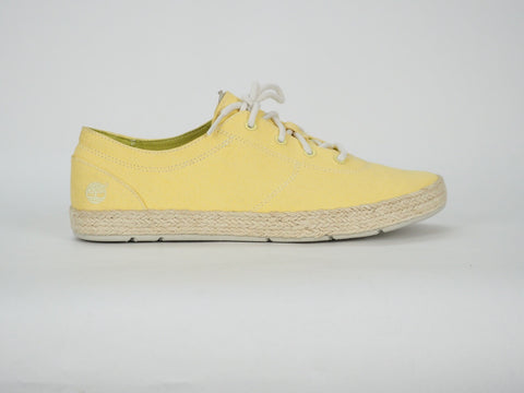 Womens Timberland Cascobay Juteox A1FXB Yellow Light Casual Lace Up Low Trainers