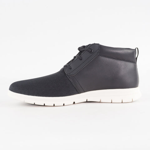 Mens Timberland Premium Graydon A10G8 Black Textile Leather Casual Chukka Boots
