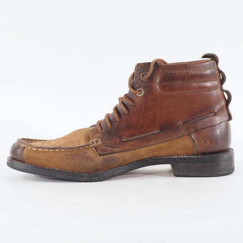 Mens Timberland CNY PNE 89545 Brown Leather Casual Shoes Lace Up Chukka Boots