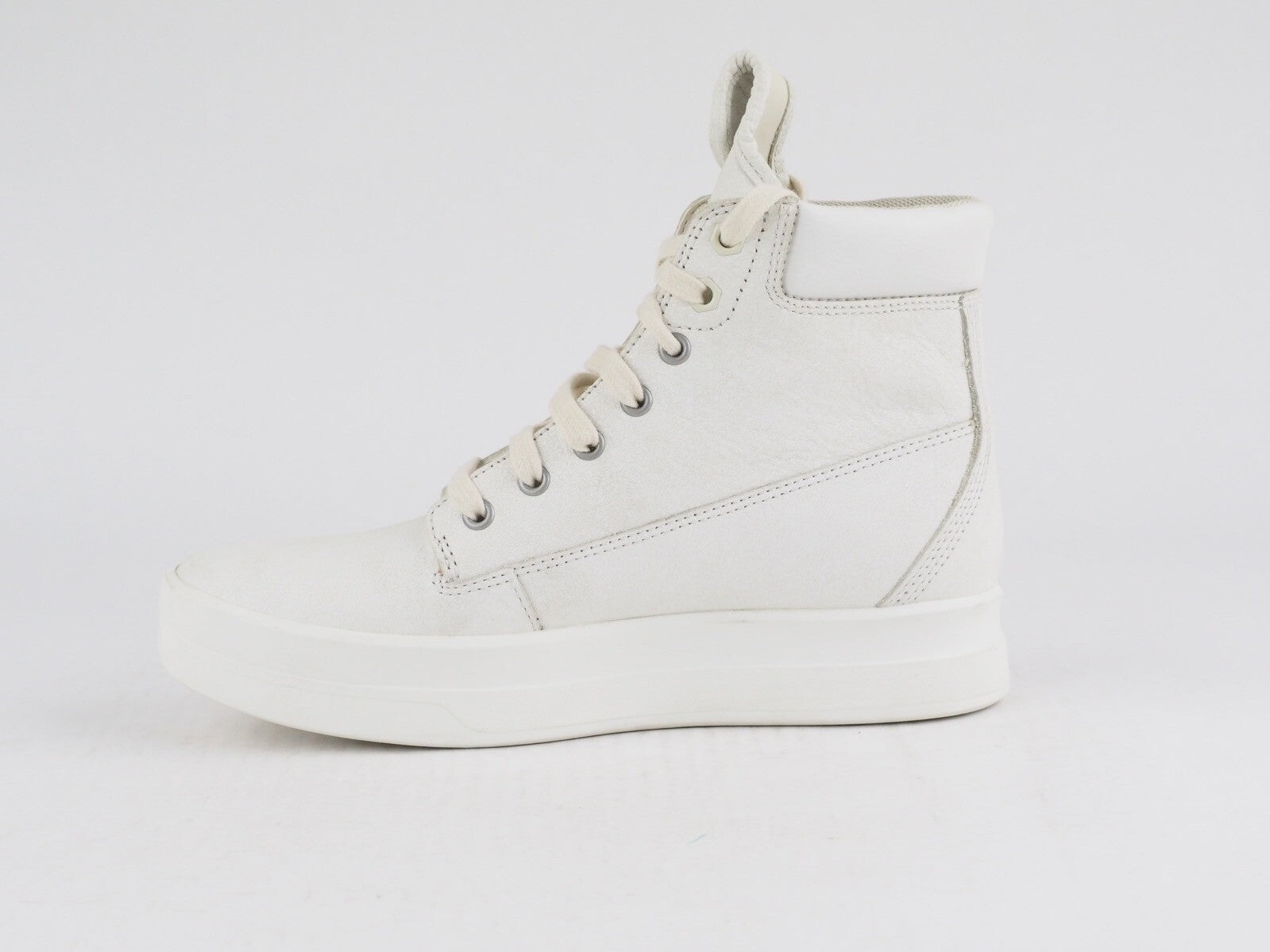 Womens Timberland Mayliss 6 In A1AJS White Leather Casual Trainers Chukka Boots