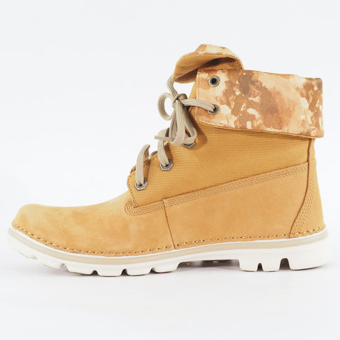 Womens Timberland Brooktn A14D9 Watercolour Wheat Leather Lace Up Walking Boots