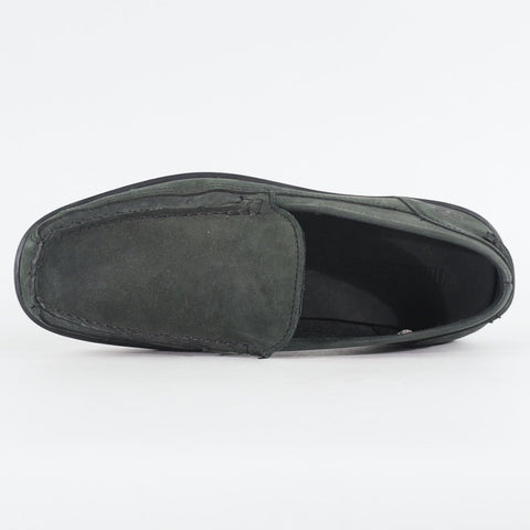 Mens Timberland Odelay A13JA Midnight Green Nubuck Slip On Casual Loafer Shoes