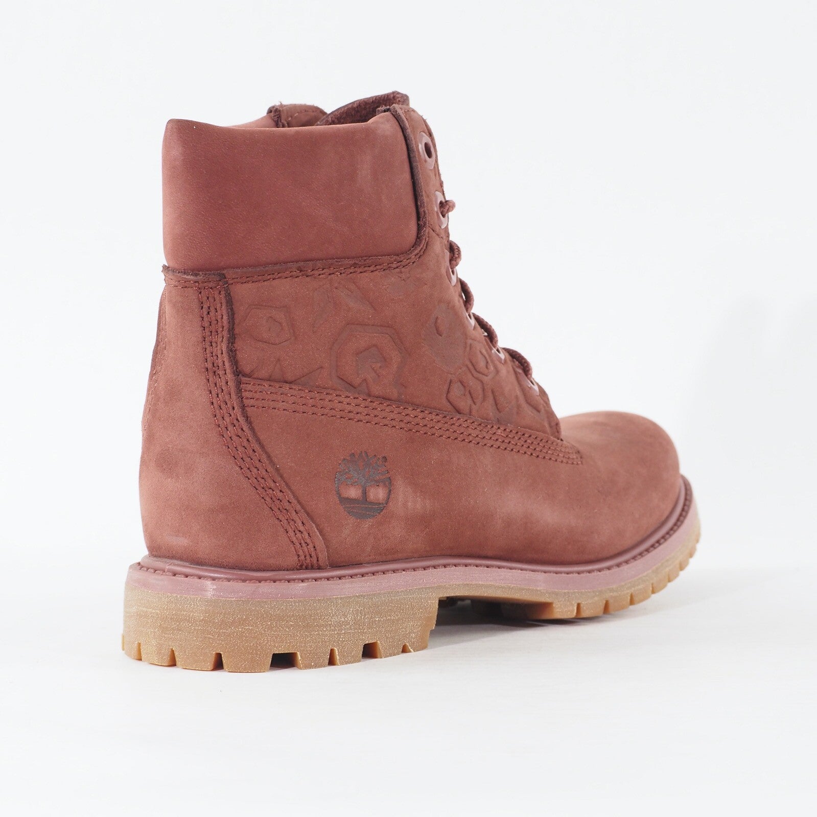Womens Timberland 6 Inch Premium A1K30 Burgundy Leather Waterproof Casual Boots
