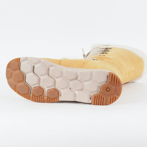 Womens Timberland Mabel Town Waterproof A1ZRU Wheat Leather Tall Snow Boots