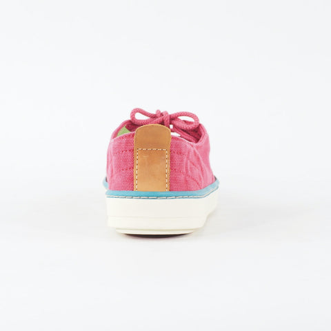 Womens Timberland EK Hookset Oxford 8964R Magenta Canvas Lace Up Casual Shoes
