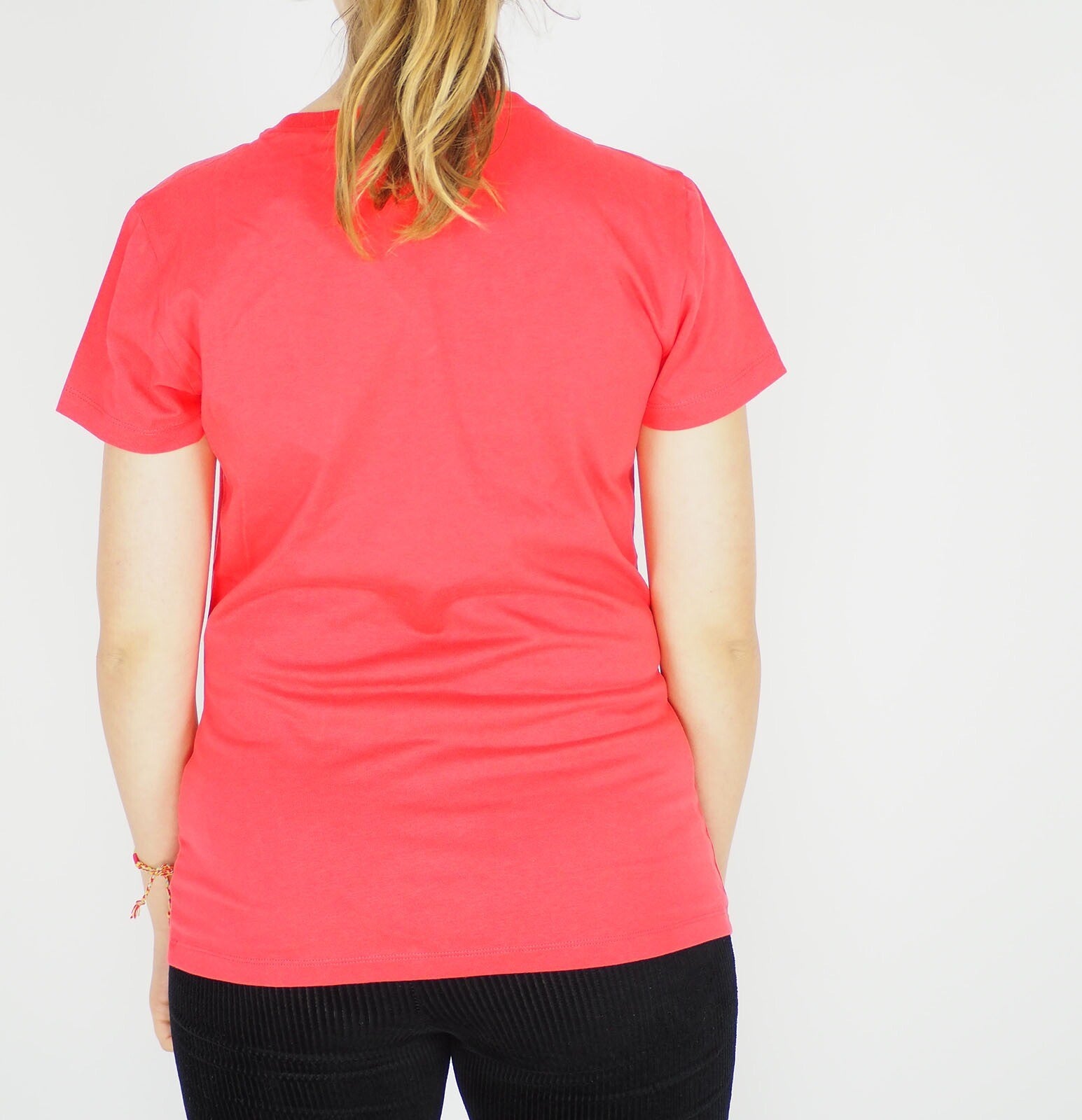 Womens Jack Wolfskin Print 1802601 Hisbiscus Red Short Sleeve T-Shirt