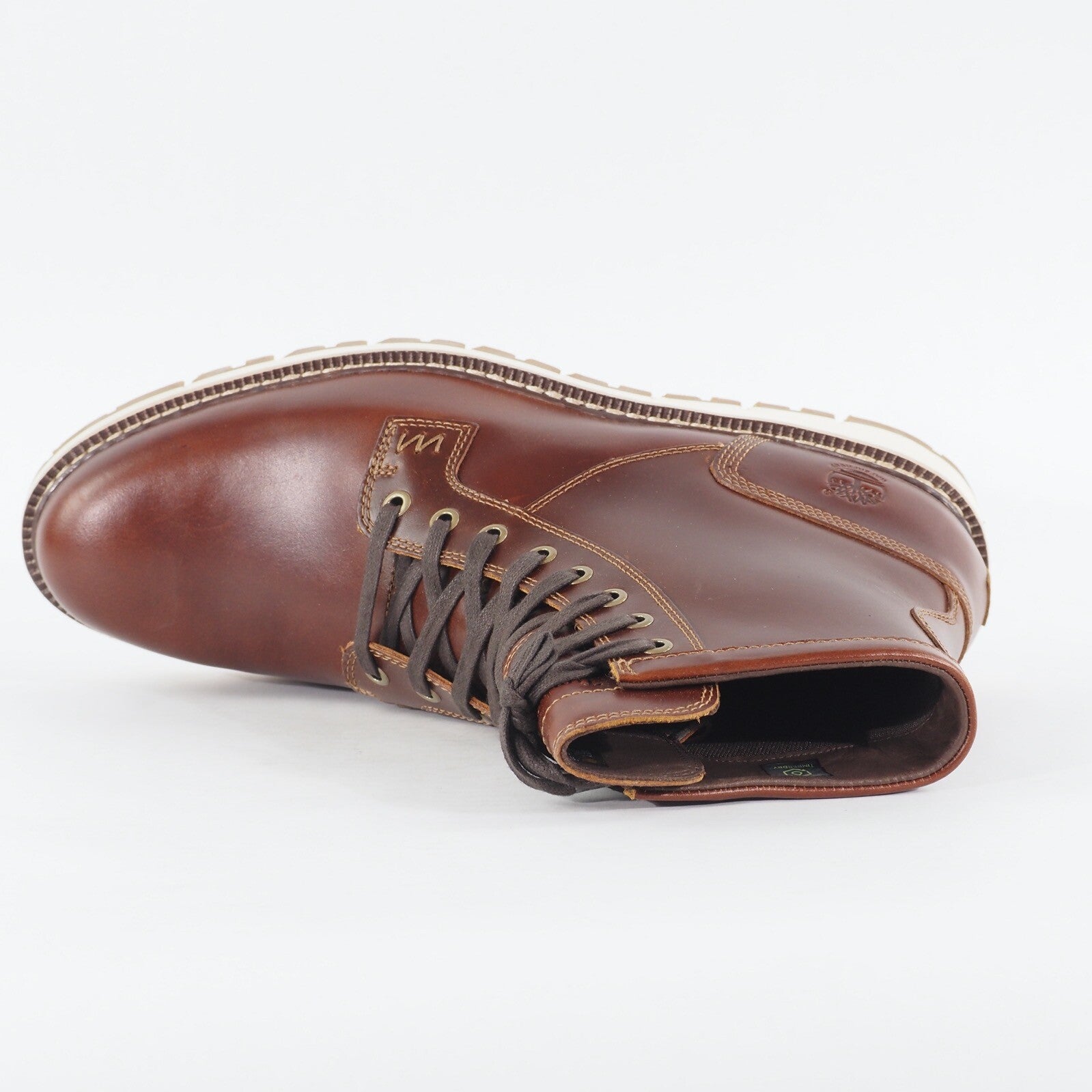 Mens Timberland Britton Hill A1842 Tan Leather Casual Walking Waterproof Boots