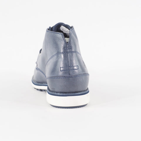 Mens Timberland Brewstah Deconstruct A16HI Blue Leather Lace Up Casual Boots