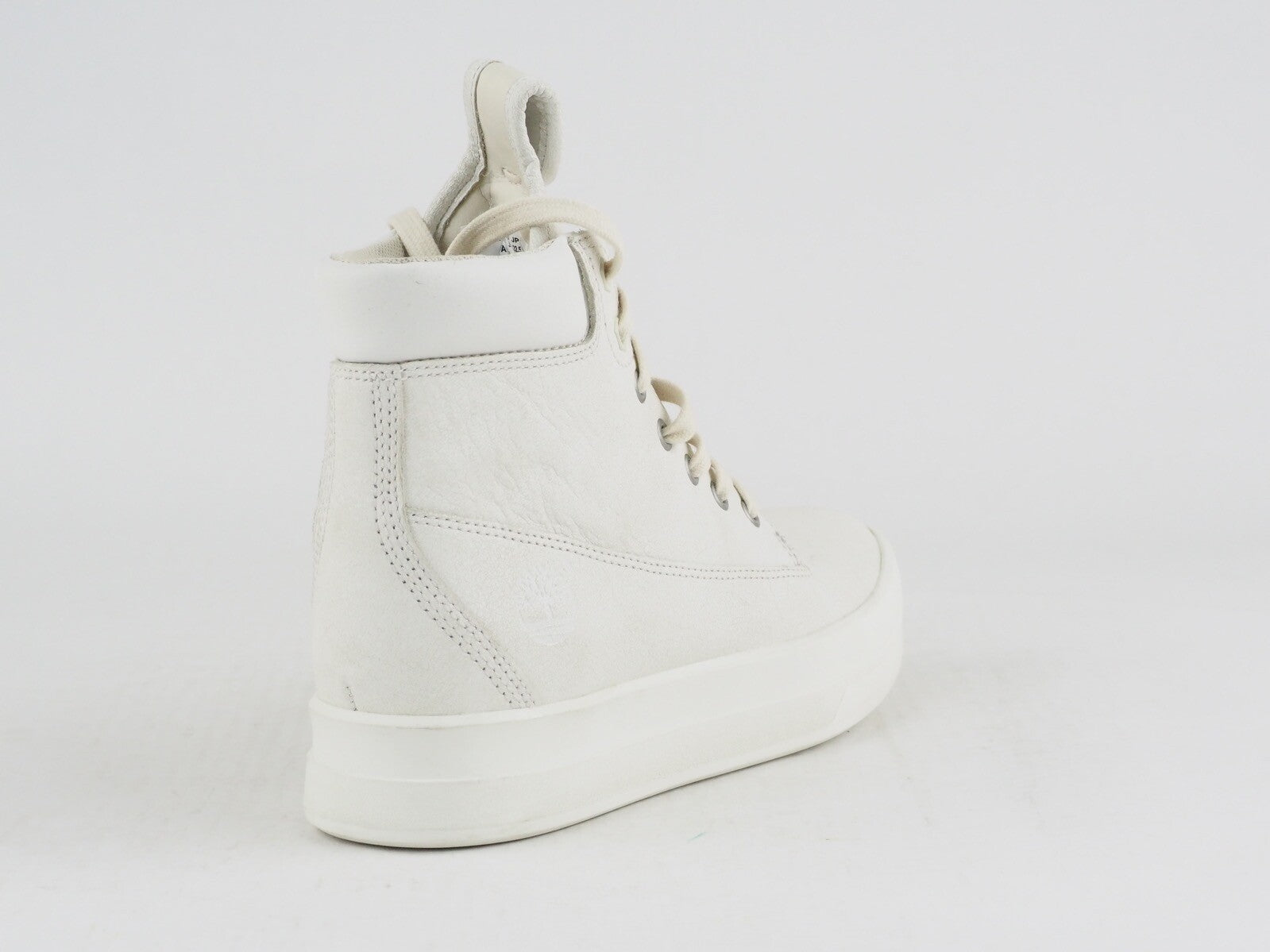 Womens Timberland Mayliss 6 In A1AJS White Leather Casual Trainers Chukka Boots