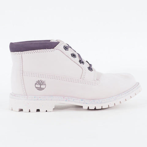 Womens Timberland Nellie Waterproof A1WCS Purple Leather Casual Chukka Boots