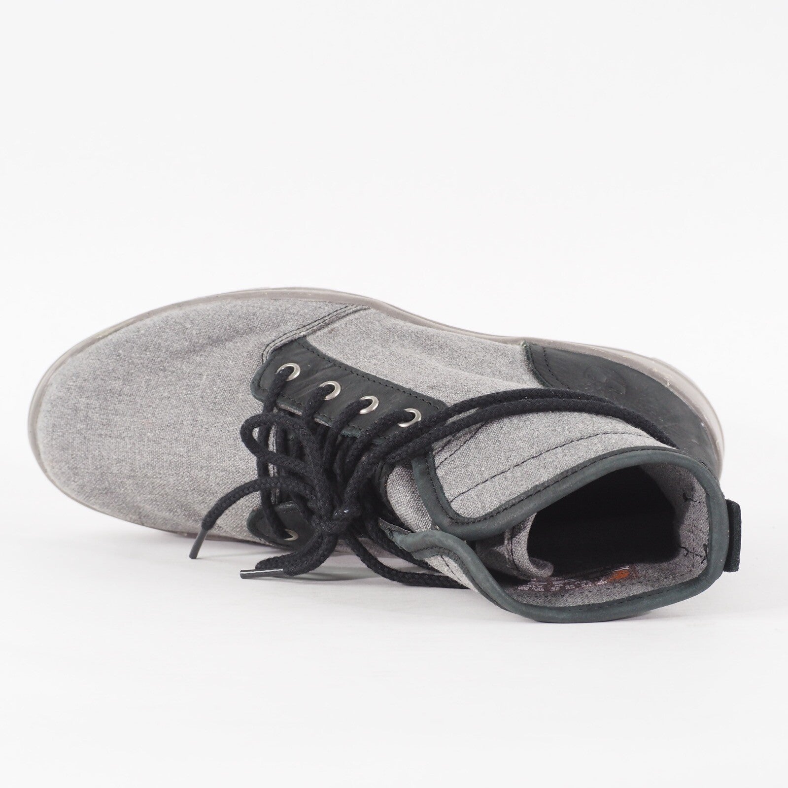 Mens Timberland Cityblazer A1GFV Light Grey Canvas Lace Up Walking Boots