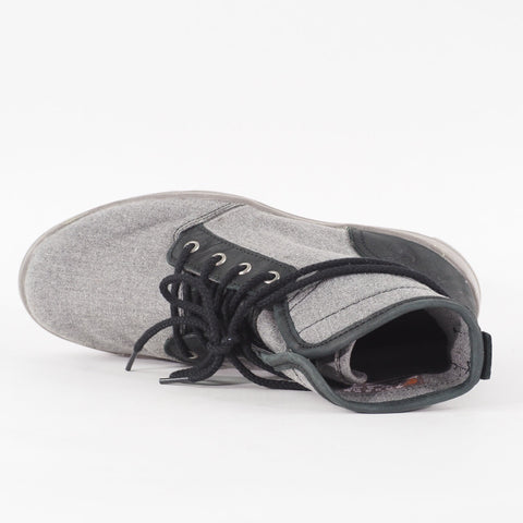 Mens Timberland Cityblazer A1GFV Light Grey Canvas Lace Up Walking Boots