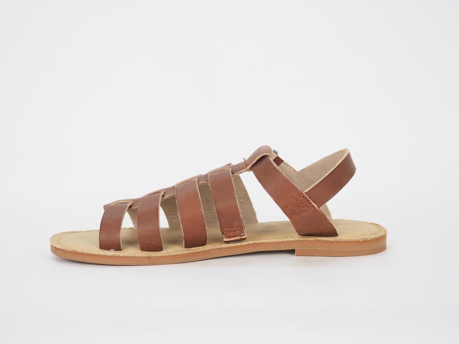 Womens Timberland Sheafe 8904A Brown Leather Casual Summer Gladiator Sandals